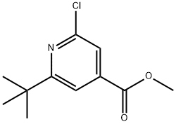 Methyl 2-tert-Butyl-6-chloropyridine-4-carboxylate Structure