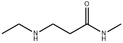 Propanamide, 3-(ethylamino)-N-methyl- Structure