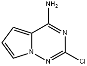 2-氯吡咯并[2,1-F][1,2,4]三嗪-4-胺,1001353-56-5,结构式