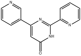 4(3H)-Pyrimidinone, 2-(2-pyridinyl)-6-(3-pyridinyl)- Structure
