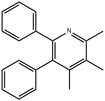 2,3,4-trimethyl-5,6-diphenylpyridine 结构式