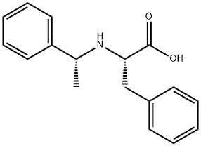 L-Phenylalanine, N-[(1R)-1-phenylethyl]- 化学構造式