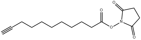 10-Undecynoic acid, 2,5-dioxo-1-pyrrolidinyl ester 结构式