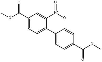 dimethyl-2-nitro-1,1′-biphenyl-4,4′-dicarboxylate Structure