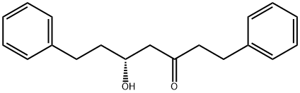 (R)-5-羟基-1,7-二苯基-3-庚酮, 100761-20-4, 结构式