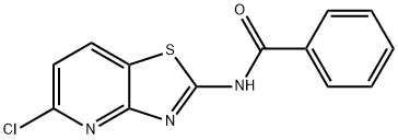 Benzamide, N-(5-chlorothiazolo[4,5-b]pyridin-2-yl)- Structure