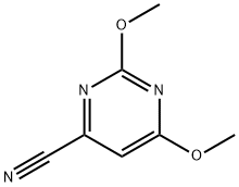 4-Pyrimidinecarbonitrile, 2,6-dimethoxy- Structure
