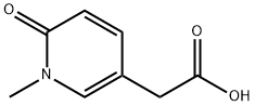 3-Pyridineacetic acid, 1,6-dihydro-1-methyl-6-oxo- Structure