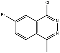 Phthalazine, 6-bromo-4-chloro-1-methyl- Struktur