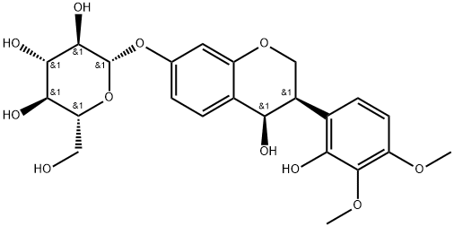 4Β-羟基黄芪紫檀烷苷, 1011711-05-9, 结构式