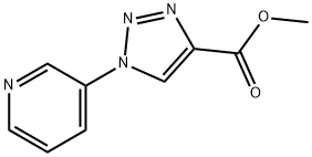 Methyl 1-(Pyridin-3-yl)-1H-1,2,3-triazole-4-carboxylate Struktur