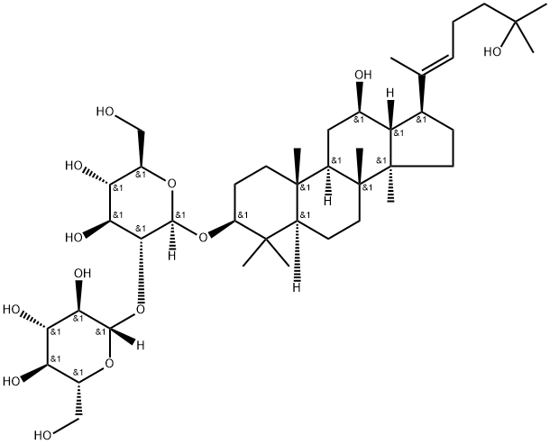 Pseudoginsenoside Rg3 结构式