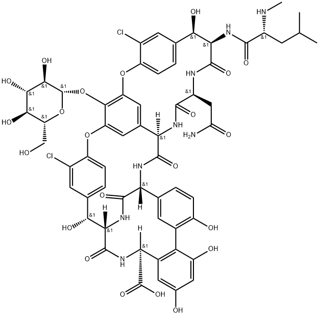 万古霉素杂质, 101485-50-1, 结构式