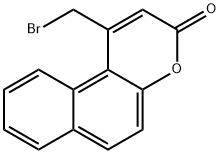 3H-Naphtho[2,1-b]pyran-3-one, 1-(bromomethyl)- Structure