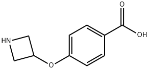 4-(3-アゼチジニルオキシ)安息香酸 化学構造式
