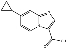 Imidazo[1,2-a]pyridine-3-carboxylic acid, 7-cyclopropyl-|