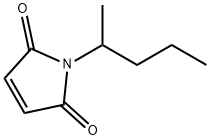 1H-Pyrrole-2,5-dione, 1-(1-methylbutyl)- Structure