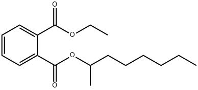 ETHYL-N-OCTYL PHTHALATE, 102148-88-9, 结构式