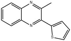 2-甲基-3-(噻吩-2-基)喹喔啉 结构式