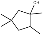 Cyclopentanol, 1,2,4,4-tetramethyl- Struktur