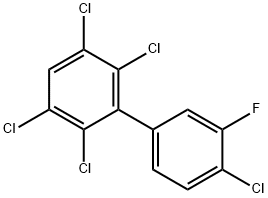 3'-FLUORO-2,3,4',5,6-PENTACHLOROBIPHENYL 结构式