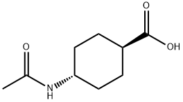 rac-(1r,4r)-4-acetamidocyclohexane-1-carboxylic acid, trans Struktur
