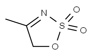 5H-1,2,3-Oxathiazole, 4-methyl-, 2,2-dioxide Structure