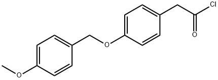 Benzeneacetyl chloride, 4-[(4-methoxyphenyl)methoxy]-,1026005-61-7,结构式