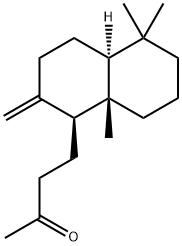 2-Butanone, 4-[(1S,4aS,8aS)-decahydro-5,5,8a-trimethyl-2-methylene-1-naphthalenyl]-