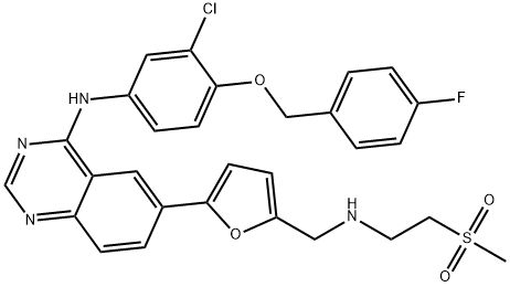 Lapatinib 4-Fluoro Impurity 化学構造式