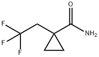 Cyclopropanecarboxamide, 1-(2,2,2-trifluoroethyl)- Structure