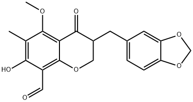 Ophiopogonanone D 结构式