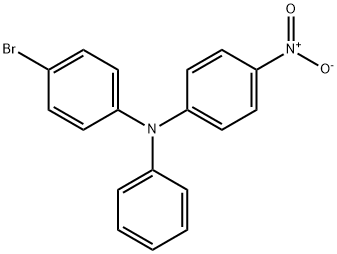 Benzenamine, 4-bromo-N-(4-nitrophenyl)-N-phenyl- Structure