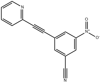 1031370-96-3 Benzonitrile, 3-nitro-5-[2-(2-pyridinyl)ethynyl]-