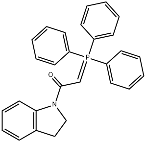 2,3-Dihydro-1-<(triphenylphosphoranyliden)acetyl>indol|