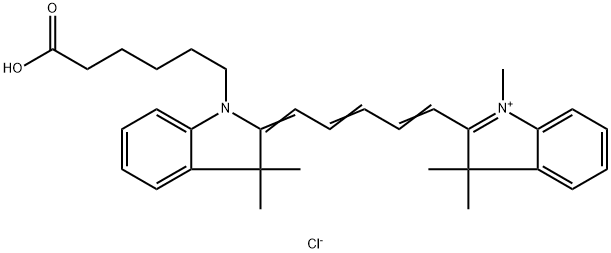 Cyanine5 carboxylic acid Structure