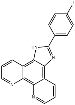 2-(4-iodophenyl)iMidazole[4,5f][1,10]phenanthroline Structure