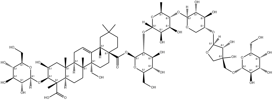 Polygalasaponin XLIX, 1033593-12-2, 结构式