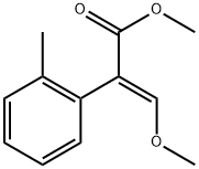 ：(E)-Methyl-2-(methoxymethylene)-2-methylbenzeneacetate Struktur