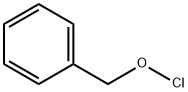 Hypochlorous acid, phenylmethyl ester 化学構造式