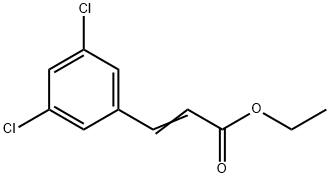 2-Propenoic acid, 3-(3,5-dichlorophenyl)-, ethyl ester Structure