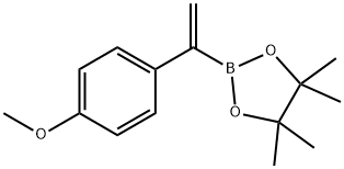 2-(1-(4-甲氧基苯基)乙烯基)-4,4,5,5-四甲基-1,3,2-二氧硼烷, 1038849-76-1, 结构式