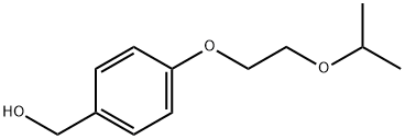 Benzenemethanol, 4-[2-(1-methylethoxy)ethoxy]- Structure
