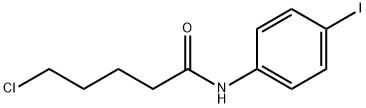 Pentanamide, 5-chloro-N-(4-iodophenyl)- Structure
