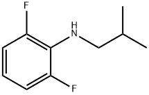 Benzenamine, 2,6-difluoro-N-(2-methylpropyl)- 结构式