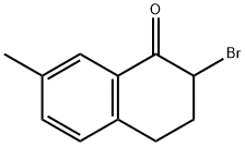 1(2H)-Naphthalenone, 2-bromo-3,4-dihydro-7-methyl- Structure