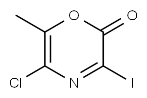 5-Chloro-3-iodo-6-methyl-2H-1,4-oxazin-2-one Structure
