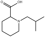 1-(2-甲基丙基)哌啶-2-羧酸, 1044637-58-2, 结构式