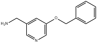 C-(5-Benzyloxy-pyridin-3-yl)-methylamine Struktur