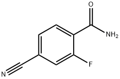 Benzamide, 4-cyano-2-fluoro- 化学構造式
